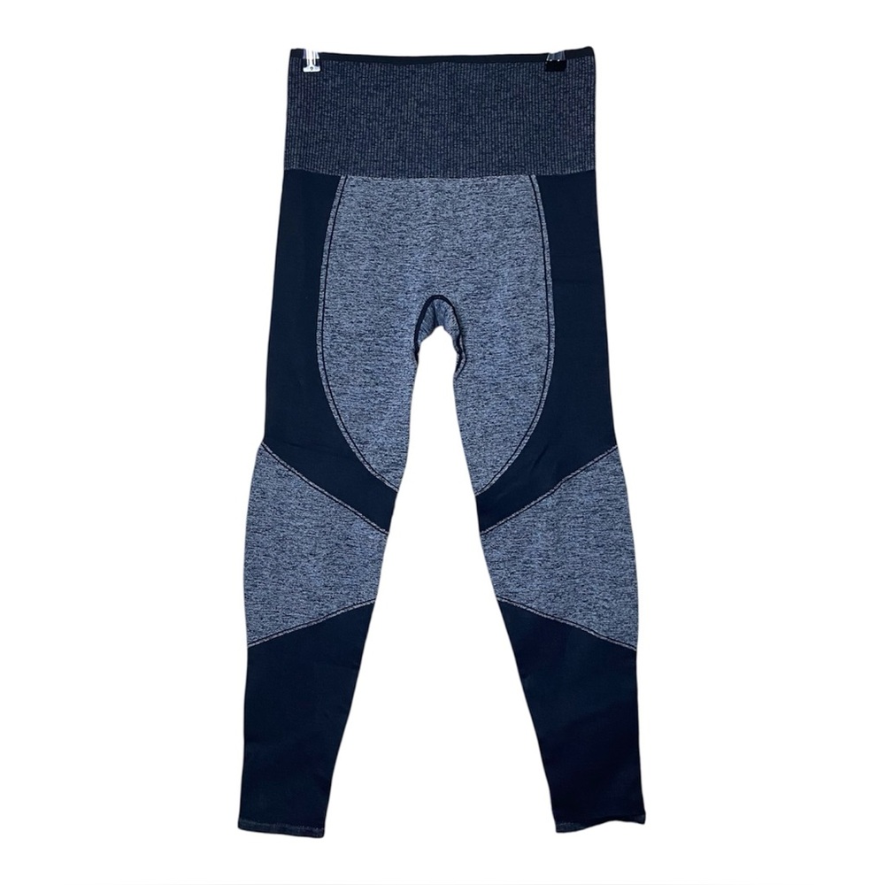 ThirdLove Flex Seamless High Rise Leggings Black Gray L Athleisure Minimalist